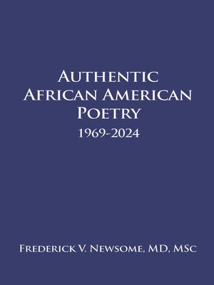 cover image of Authentic African American Poetry 1969-2024